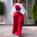 Women's Wide Leg Pants Suit Women's Clothing_desvips.com