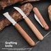 Grafting Kitchen Stainless Steel Folding Fruit Mini Electrician Knife Set_desvips.com
