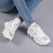 Women's Breathable mesh ladies dad shoes spring and summer trend new flat thick bottom versatile casual sports shoes for women_desvips.com