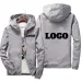 Custom Brand Logo Autumn Waterproof Warm Windbreaker Casual Clothing Big Size 6Xl Men Green Black Red Jacket Outdoor_desvips.com