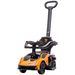 2 En 1 Coche Correpasillos Para Niños 12-36 Meses Lamborghini Essenza SCV12 Con Bocina Mango De Empuje Naranja Y_desvips.com