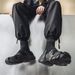 Outdoor Winter Men Casual Boots Digner Soft Sneakers Breathbale Men‘s Socks Slip-On Flat Lightweight Walking Sport_desvips.com