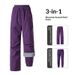 001 Outdoor Hiking Women, Three-in-One Fleece Liner, Detachable Windproof Waterproof Trekking Pants, Warm Pants For Men_desvips.com