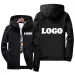 Custom Brand Logo Autumn Waterproof Warm Windbreaker Casual Clothing Big Size 6Xl Men Green Black Red Jacket Outdoor_desvips.com