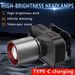 Cross-Border LED High-Intensity Long Life Lithium Battery Head-Mounted Light Type-C Charging Outdoor Long-Range Headlamp_desvips.com