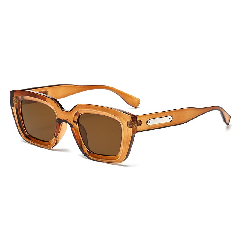 Hiking Small Frame Square Women Anti Light Glasses Fashion Multi Color Men's Personalized Sports Cycling Holiday Sunshade Shades_desvips.com