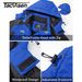 TACVASEN Winter Fleece Lining Parka Waterproof Mens Ski Snowboard Jackets Windproof Removable Hoodie Coats Casual_desvips.com
