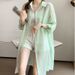 Breathable Chiffon Suspender Skirt Outerwear Cover-up Sun Protection Clothing_desvips.com