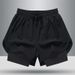 Men's Clothing Fitness Sports Shorts Running Pants Lined Training Anti Exposure Three Point Basketball Casual Shorts_desvips.com