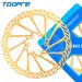 TOOPRE Bicycle Brake 160/180mm Mountain Bike Gold G3/HS1 Six-Spoke Rotor_desvips.com