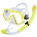 Diving goggles Breathing tube set for men and women new adult large frame silicone mirror swimming snorkeling mask diving glasses_desvips.com