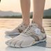 GallonShark Quick-Lace Barefoot Shoes Men & Women | Minimalist Five Fingers Sneakers For Yoga, Pilates, Walking_desvips.com