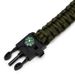 Emergency survival bracelet seven-core paracord woven 5-in-1 bracelet Compass survival hand rope Outdoor hiking camping_desvips.com