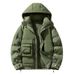 2025 Winter Two-Piece Jacket Men's Functional Workwear American Casual 90% White Duck Down_desvips.com