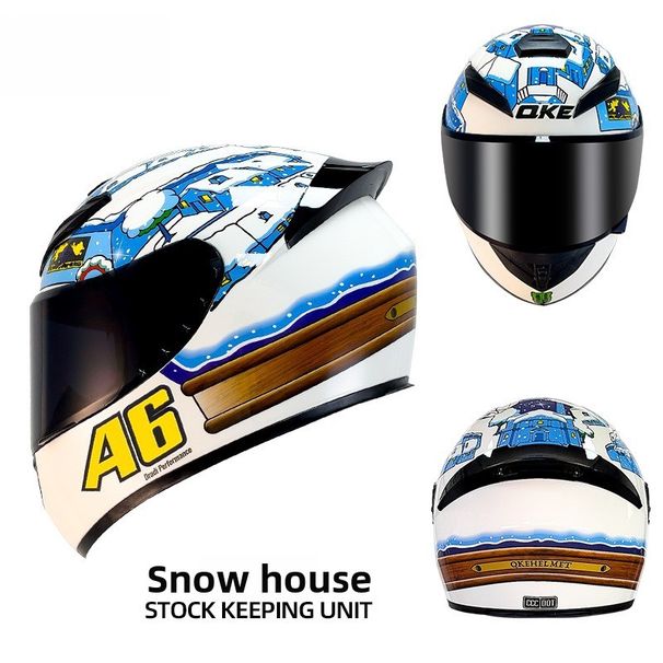 for Men And Women, Winter Personalized Motorcycle Safety Helmet, Four Seasons Rider Bluetooth Full Face Helmet_desvips.com