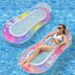 Shimmer Mermaid Tail Inflatable Lounger - Breathable Mesh Floating Bed With Pillow (Eco-Friendly PVC 180cm Quick-Dry & Portable For Pool/Beach)_desvips.com