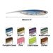 Dr.Fish 6pcs Fishing Soft Plastic Lures Saltwater Needle Tail Silicone Soft Bait Shad Worm Bait Swimbaits Bass Trout 80mm_desvips.com