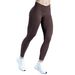 Cross-Border Trade Seamless Cross Waistband Yoga For Women, Ruched Butt-Lifting Fitness Pants, Matte Low-Waist Sports_desvips.com
