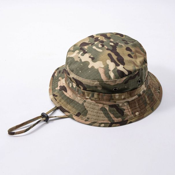 Camouflage Beanie Outdoor Tactical Summer Hiking Mountaineering Shade Hat Personalized Fisherman Sun Protection Fishing Hat_desvips.com