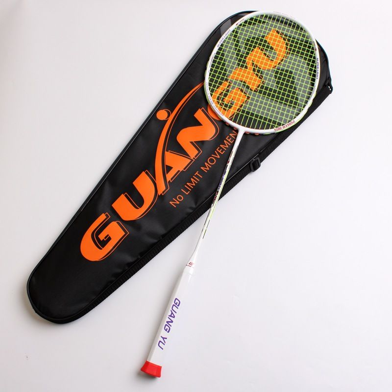 Adult Ultralight 8U Badminton Racquet Lightweight All Carbon Fiber One Piece Design For Home Use Racquet Sports_desvips.com