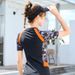 Two-piece Women's Swimsuit With Short Sleeves Knee-length Pants, Conservative, Sun-protective, Quick-drying, Suitable_desvips.com