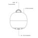 Portable Mini Camping Lantern - Rechargeable LED Squeeze Silicone Night Light, Egg-Shaped Picnic Lamp With Cozy Ambience For Outdoor, Tent, Bedroom &_desvips.com