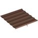 Ersatzdach Für 3 X 3 M Pergola, Einziehbar, Mit Regenabflusslöchern, Wetterfest, Polyester, 250 X 255 Cm Kaffee_desvips.com