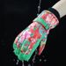 New Style Ski For Men And Women, Stylish Touchscreen, Fleece-Lined, Water-Resistant, Cold-Proof, Trendy Northeast Floral_desvips.com