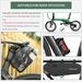 ROCKBROS Saddle bag, bicycle bag, seat bag with bottle holder, waterproof, bike bag_desvips.com