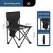 Outdoor Camping Chair Small Folding Art Student Portable Ultra-light Fishing Stool_desvips.com