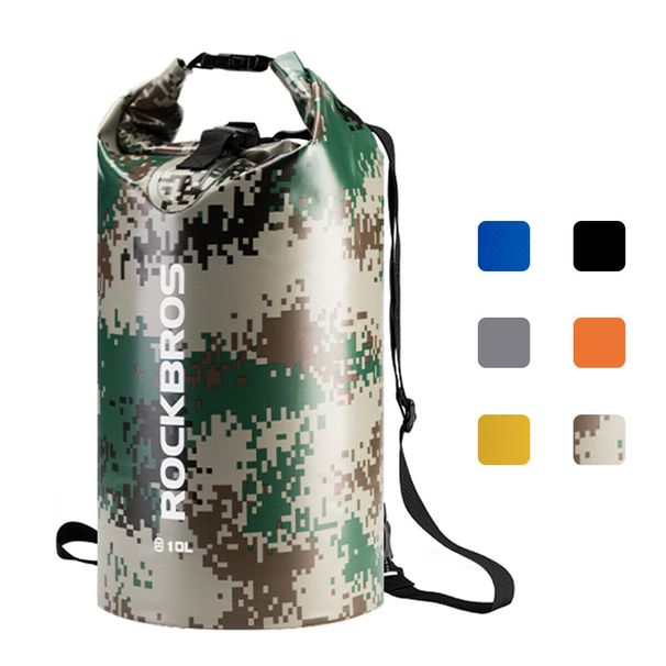 ROCKBROS Dry Bag Waterproof Rucksack For Water Sports Beach Sports 20L_desvips.com