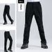 PeakGo Soft Shell Men's Women's Waterproof Hiking Thickened Fleece Pants With Printed Windproof And Warm_desvips.com