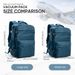 Ryanair 40x30x20 Cabin Men Air Compression Backpack Hand Luggage Laptop Backpack,42x29x15 Vacuum Clothing Storage Bag_desvips.com