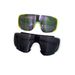 Outdoor Cycling Windproof Slimming Sunglasses Ski Goggles Protective Black Large Frame Hiking Glasses_desvips.com