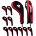 Golf Zipper Iron Cover Club Cover 10 Pcs 12 Pcs Long Zipper Protection Club Iron Cover_desvips.com