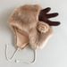 Deer Antler Furry Lei Feng For Men And Women Winter Warm Ear Protection Cute Northeast Snow Country Windproof Coldproof_desvips.com