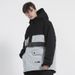001 001 Winter New For Women Korean Double Reflective Warm Waterproof Night Glow Ski Hoodie Single Board Color Block Snow Suit_desvips.com