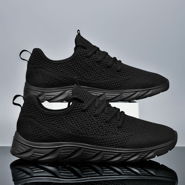 Sneakers Men Mesh Breathable New Casual Light Outdoor Walking Tenis Shoes Zapatillas Hombre Black Size 39-45_desvips.com