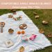 Bohemian Style Mat With Tassel Camping Blanket T-Grid Tablecloth For Festival Parties Decor Spring Outdoor Picnic_desvips.com