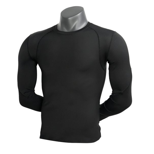 Men's Autumn/winter/spring Fitness Sports Top, Tight Fitting, Quick Drying, Sweat Wicking, Breathable, Long Sleeved, Slim Fit Sports Training T Shirt_desvips.com