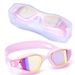 for Adults Anti-Fog Professional One-Piece Silicone Large Frame Electroplated Swimming Goggles Glasses_desvips.com