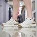 Extra Large Summer 2023 New Breathable Mesh Lightweight Running Sports Trendy White Board Shoes INS_desvips.com
