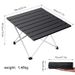Ultralight Foldable Camping Table Portable Aluminum Picnic Desk For Outdoor Hiking Fishing BBQ Garden Party_desvips.com