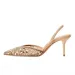 Designer Bling String Bead Mesh High Heels Sexy Pointy Toe Breathable Heeled Sandals Elegant Slingbacks Women Pumps_desvips.com