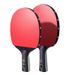 Peak Table Tennis Rackets Set: 2-Pack Ping Pong Paddles For Beginners, Kids & Adults – Professional Match-Ready (Penhold/Flared Handle)_desvips.com