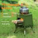 Firewood Outdoor Portable Camping Cooking Foldable Pot Indoor Heating Fire Stove_desvips.com