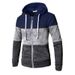 Men's Clothing Autumn and Winter New Men's Cardigan Colorblock Sweater NY003_desvips.com