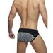 Men's Low-Rise Bikini Swim Briefs - Fashion Checkered Print With Drawstring Waist Youth Trendy Swimwear For Beach & Pool_desvips.com