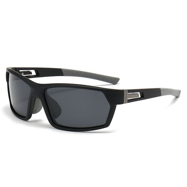 New Fashion Unisex Polarized Sunglasses Colorful Square Frame Rubber Temple Outdoor Sports Cycling Glasses_desvips.com