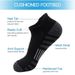 6 Pairs Ankle Athletic Running Cushioned Breathable Low Cut Sports Tab For Men Women Short Socks_desvips.com